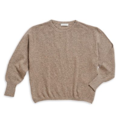 Round Neck Long Sleeves Oversize Lazy Jumper